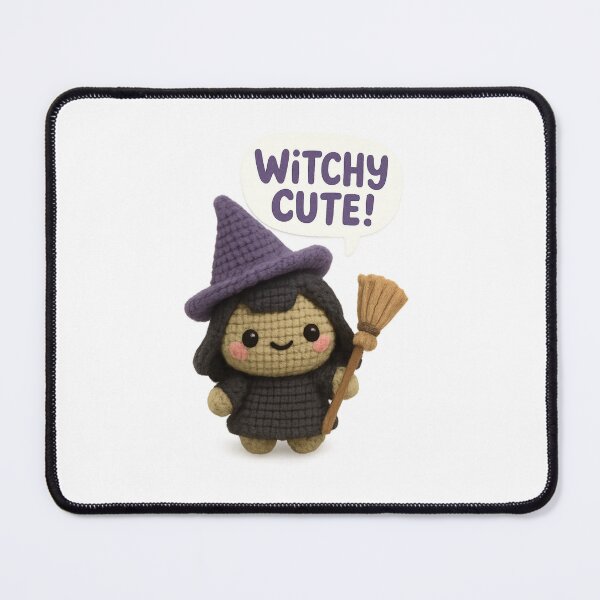 Item preview, Cute Halloween Witch Amigurumi Crochet Witchy Cute designed and sold by Tiny Stitch World.