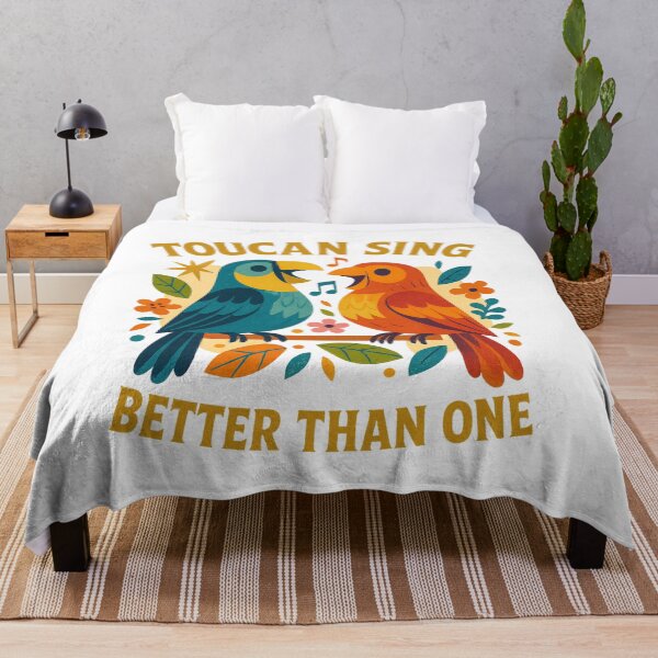 Item preview, Toucan Sing Better Than One Funny Retro Bird Design designed and sold by Zippitydodads.