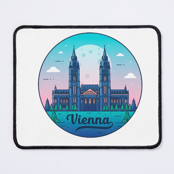 Item preview, Vienna Austria Travel Retro Emblem - Vintage Style Souvenir Design designed and sold by Timegraf.