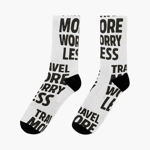 Item preview, Travel More Worry Less designed and sold by Neonnomads.