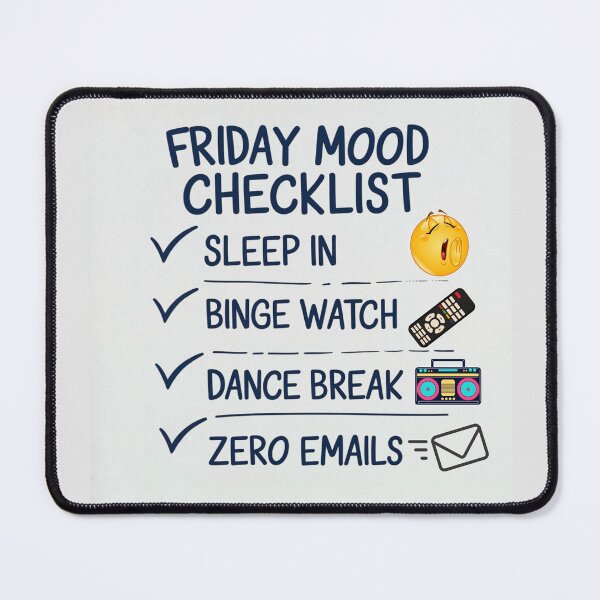 Item preview, Friday Checklist  designed and sold by Vibrant Threads.