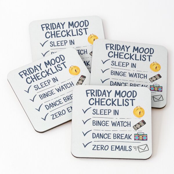 Item preview, Friday Checklist  designed and sold by Vibrant Threads.