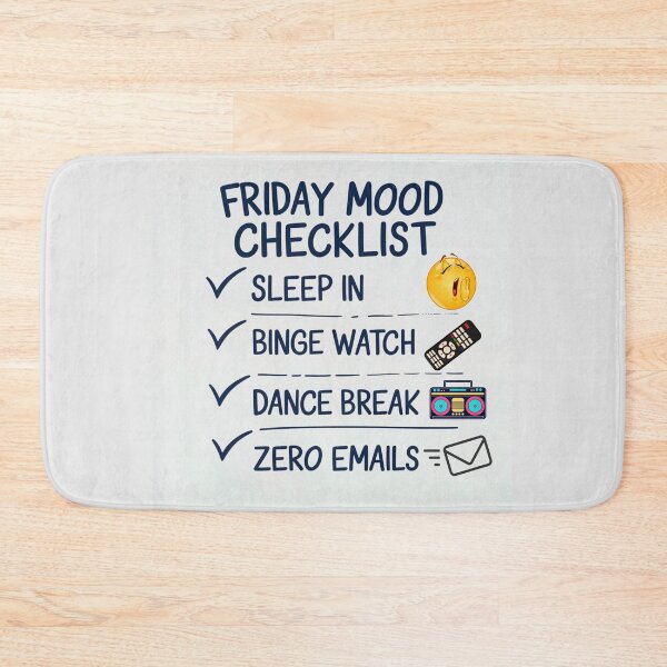 Item preview, Friday Checklist  designed and sold by Vibrant Threads.