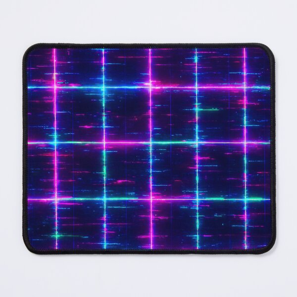 Item preview, Glitchcore Grid – Neon Pixel Distortion designed and sold by Neonnomads.