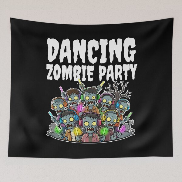 Item preview, DANCING ZOMBIE PARTY - ZOMBIE HALLOWEEN designed and sold by KEF Custom.