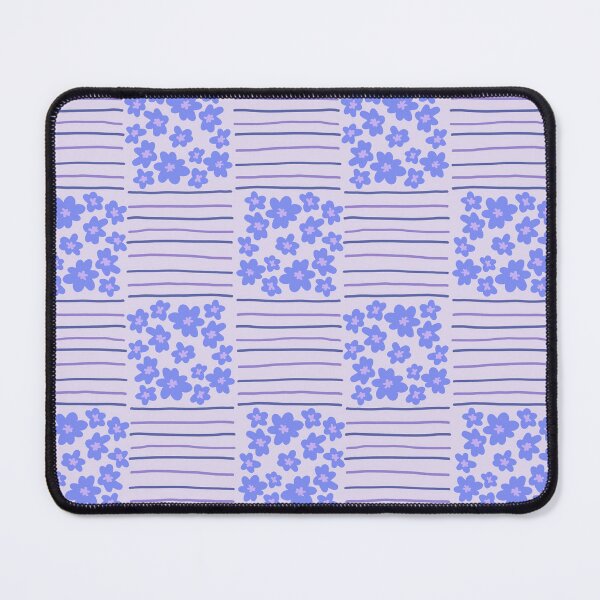 Item preview, Blue Lines/Florals Pattern designed and sold by ThiccAndSik.