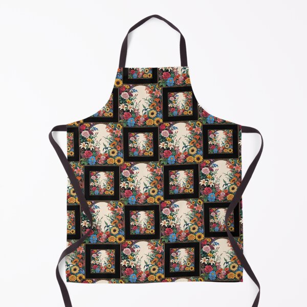 Item preview, Garden Blooms in Frames Pattern designed and sold by digitaldemart.