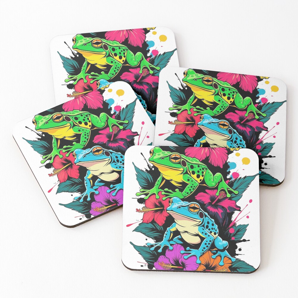 Item preview, Coasters (Set of 4) designed and sold by WildInkFusion.