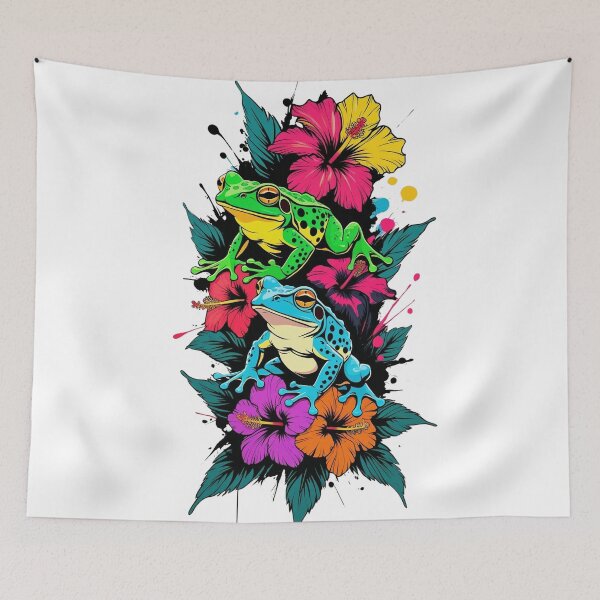 Item preview, Tree Frog Ink Print designed and sold by WildInkFusion.