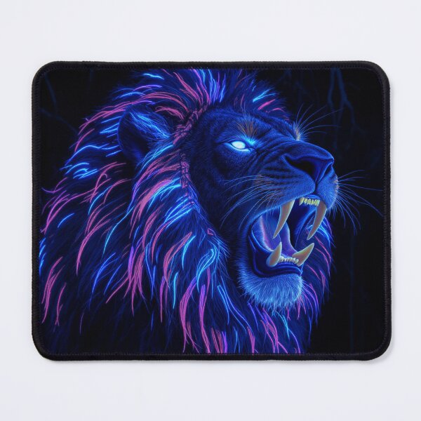 Item preview, Neon Roaring Lion designed and sold by infiniterealmsX.