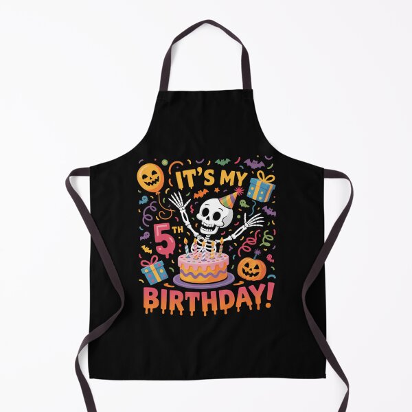 Item preview, It's My 5th Birthday Halloween Skeleton designed and sold by Sunset4Bones.