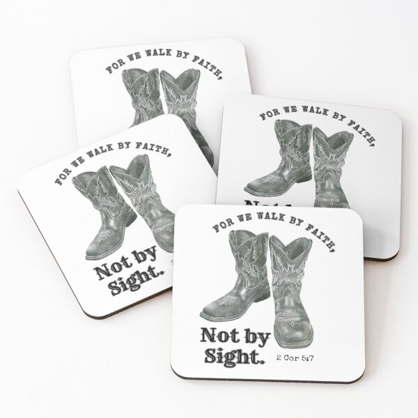 Item preview, Walk by Faith Cowboy Boots designed and sold by Cora Worthington Art.