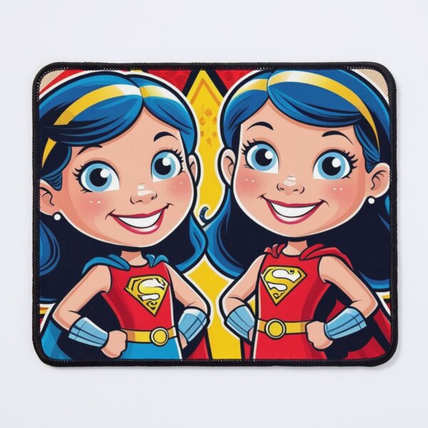 Item preview, Wonder Twins cute girls Smiling Look designed and sold by Myzone2023.