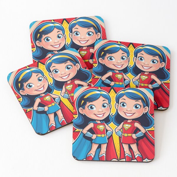 Item preview, Wonder Twins cute girls Smiling Look designed and sold by Myzone2023.