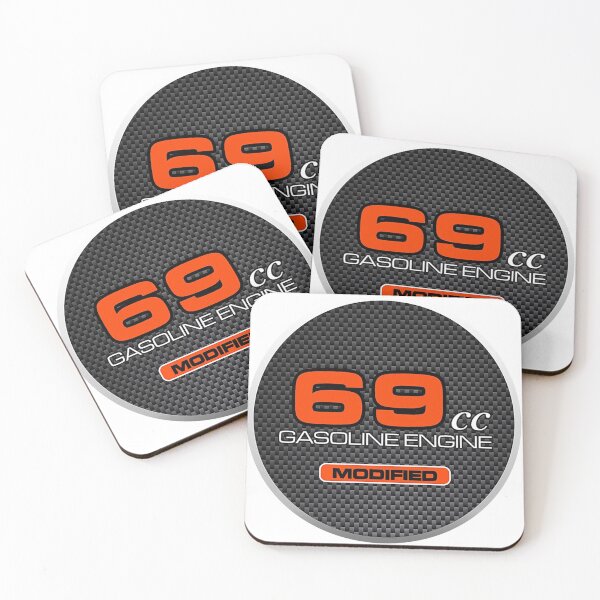 Item preview, 69cc Engine Sticker — Mini Bike & Go-Kart Decal designed and sold by MecaMedia.