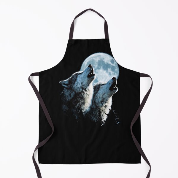 Item preview, Howling Wolves Under Full Moon - Mystical Wildlife Design designed and sold by trajeado14.