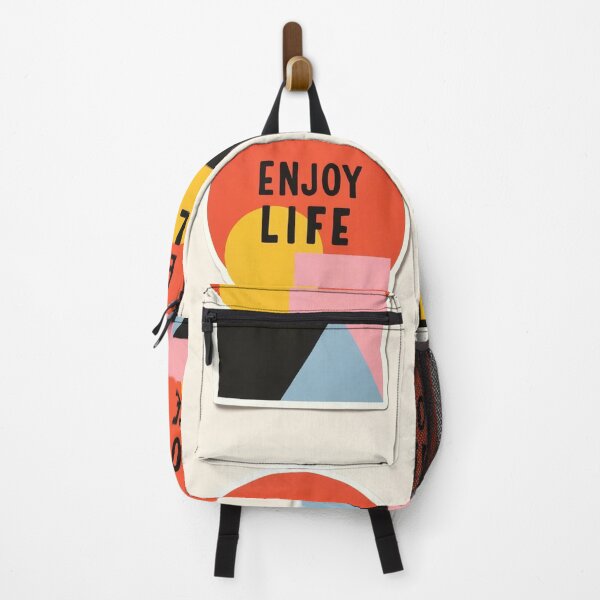 Item preview, ENJOY LIFE – Minimal Abstract Shapes Sticker designed and sold by nhk999.