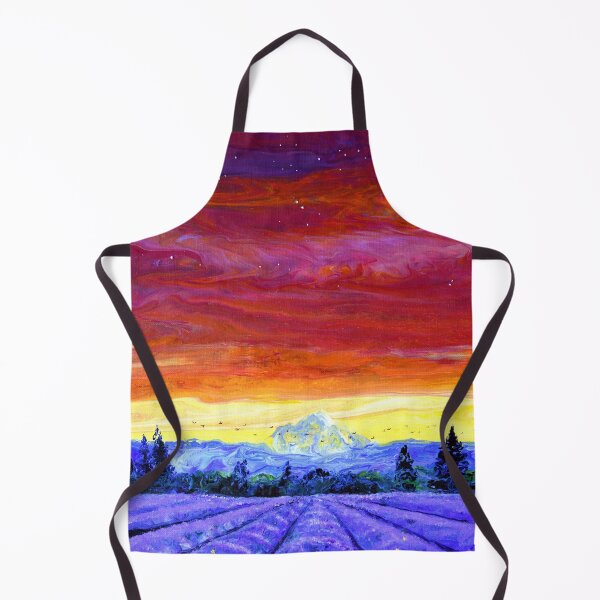 Item preview, Mt Hood Over Lavender Fields designed and sold by BreezyZen.