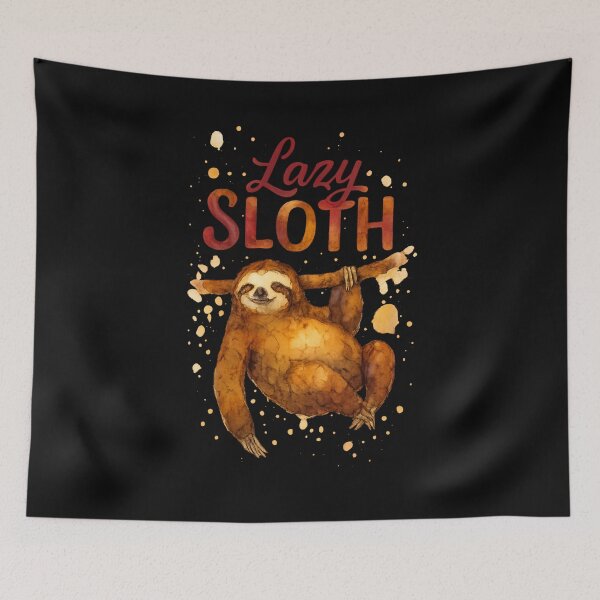 Item preview, Lazy Sloth in Alcohol Ink designed and sold by optimusprime39.