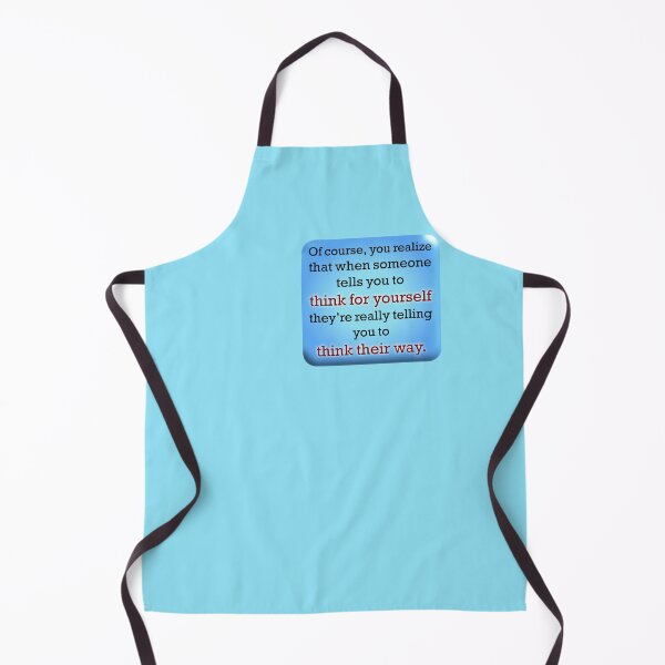 Item preview, Think for yourself, blue designed and sold by mntimg.