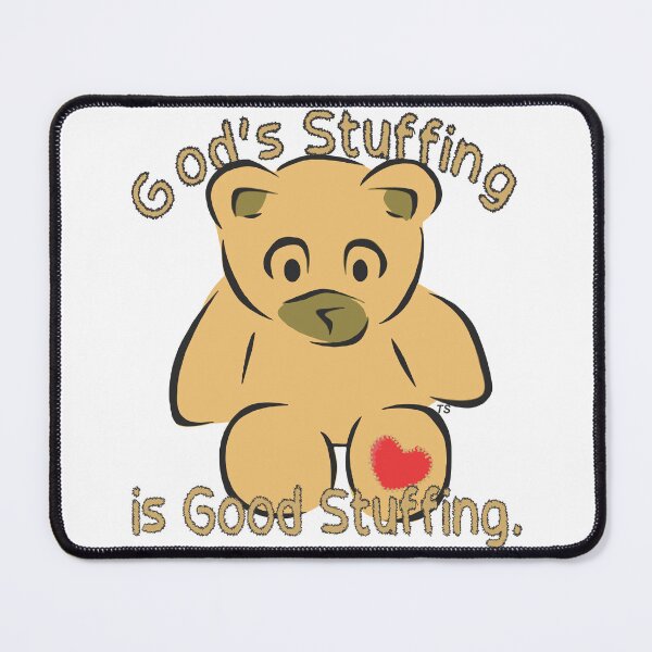 Item preview, God's Stuffing Is Good Stuffing Gold Teddy Bear designed and sold by TerScott.
