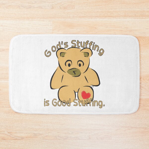 Item preview, God's Stuffing Is Good Stuffing Gold Teddy Bear designed and sold by TerScott.