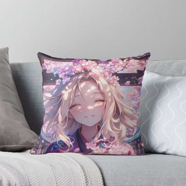 Item preview, Shimada Alice Saori Takebe Girls und Panzer Anime Kimono Cherry Blossom Glow designed and sold by juniorcastros.