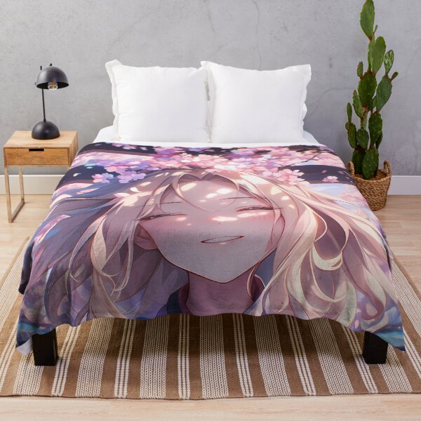 Item preview, Shimada Alice Saori Takebe Girls und Panzer Anime Kimono Cherry Blossom Glow designed and sold by juniorcastros.