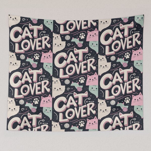 Item preview, "Cat Lover" Typography  designed and sold by Vibrant Threads.