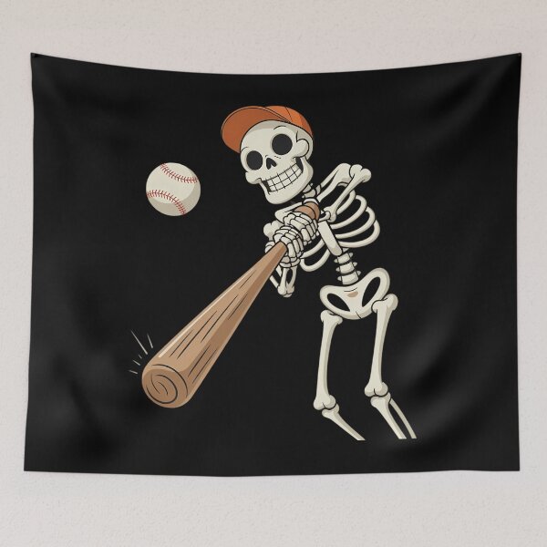 Item preview, Skeleton Baseball Halloween designed and sold by brynatshop.