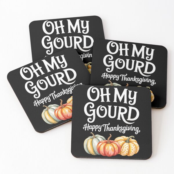 Item preview, Oh My Gourd Happy Thanksgiving designed and sold by brynatshop.