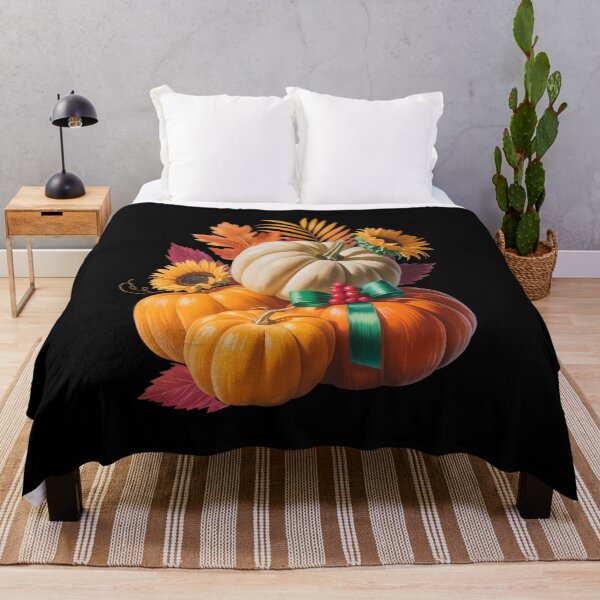 Item preview, Thanksgiving Pumpkin Sunflower Fall Autumn Holiday designed and sold by brynatshop.