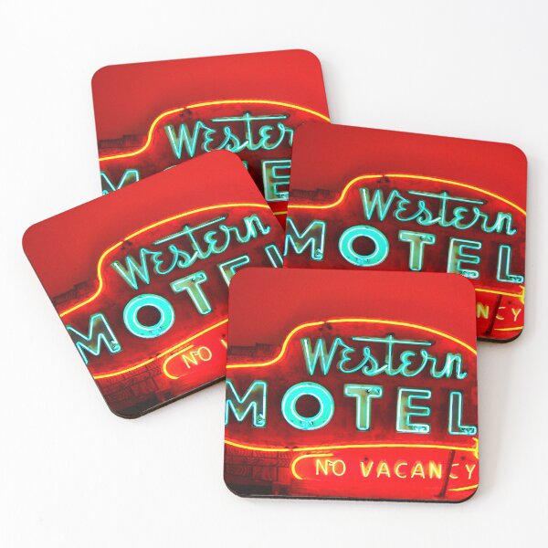 Item preview, Western Motel Super Neon Red designed and sold by matthewbam.