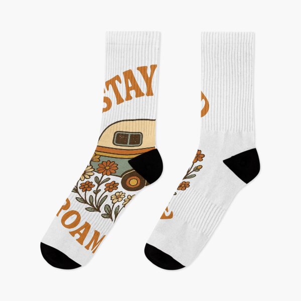 Item preview, Stay Wild Roam Free – Retro Camper Nature Aesthetic T-Shirt designed and sold by 1NINE.