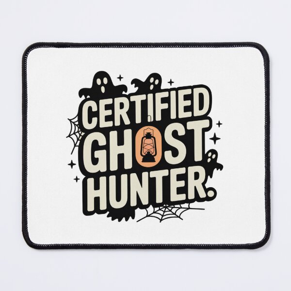 Item preview, Certified Ghost Hunter Funny Halloween T-Shirt designed and sold by Muzgle.