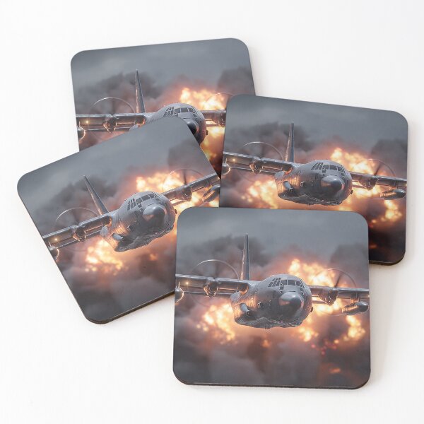 Item preview, AC-130J Ghostrider Over Coastal Region designed and sold by Skyframe Aviation.