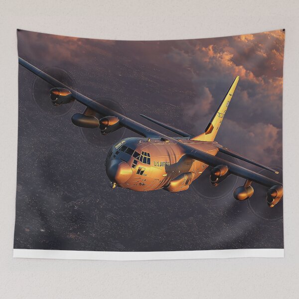 Item preview, Sunset AC-130J Ghostrider designed and sold by Skyframe Aviation.