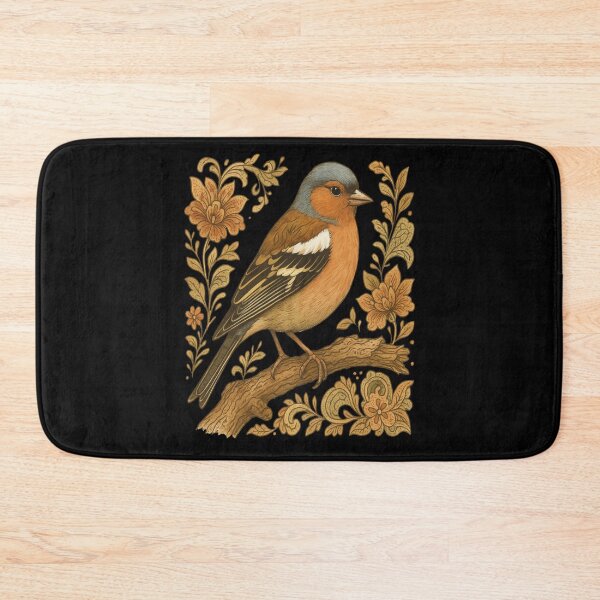 Item preview, Common Chaffinch in Rustic Folk Art Style designed and sold by BirdsnStuff.