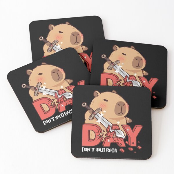 Item preview, Capybara Slay The Day - Don't Hold Back designed and sold by The magic  Yellow bus.