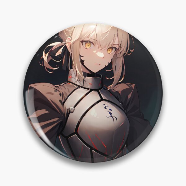 Item preview, Saber Alter Fate Stay Night Anime Girl Dark Knight Glow designed and sold by earlobejerk.