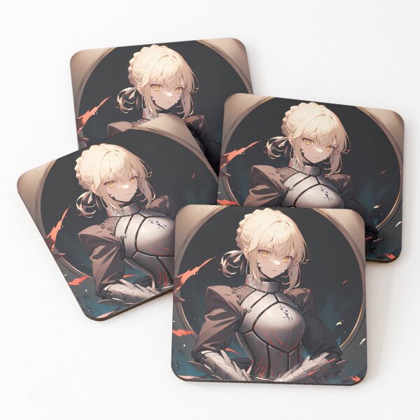 Item preview, Saber Alter Fate Stay Night Anime Girl Dark Knight Glow designed and sold by earlobejerk.