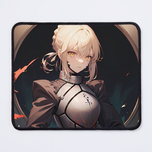 Item preview, Saber Alter Fate Stay Night Anime Girl Dark Knight Glow designed and sold by earlobejerk.