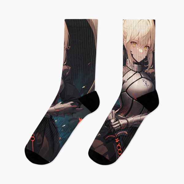 Item preview, Saber Alter Fate Stay Night Anime Girl Dark Knight Glow designed and sold by earlobejerk.