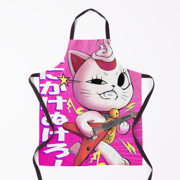 Item preview, Turbo Granny Dandadan Anime Rock Guitar Cat designed and sold by earlobejerk.