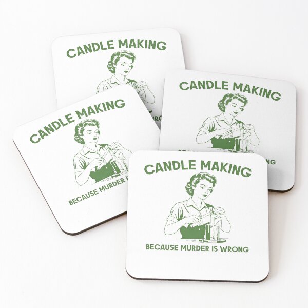 Item preview, Candle Making Because Murder is Wrong designed and sold by Charleslindroth.