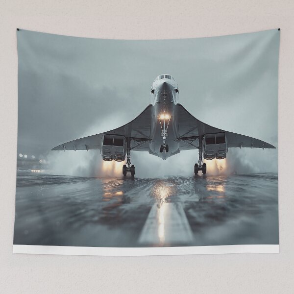 Item preview, Concorde Lifting Nose in Rain designed and sold by Skyframe Aviation.