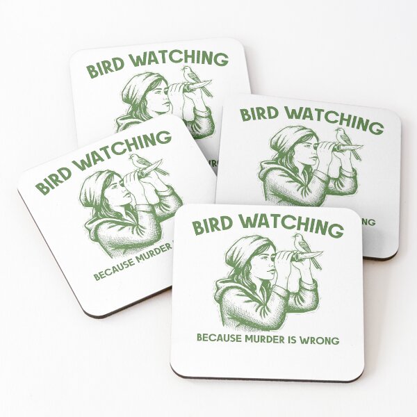 Item preview, Bird Watching Because Murder is Wrong designed and sold by Charleslindroth.