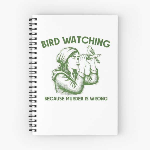 Item preview, Bird Watching Because Murder is Wrong designed and sold by Charleslindroth.
