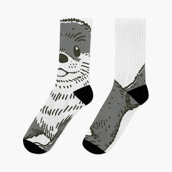 Item preview, Cute Smiling Otter Cartoon Illustration designed and sold by AGraphic11.