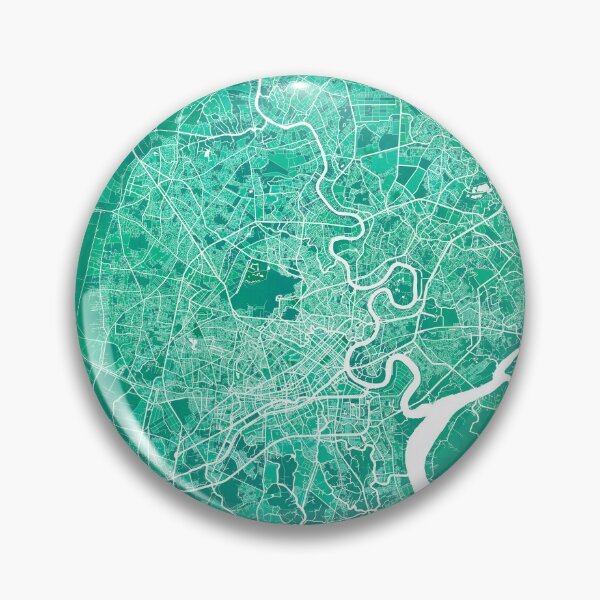 Item preview, Ho Chi Minh City Map of Vietnam - Watercolor designed and sold by deMAP.